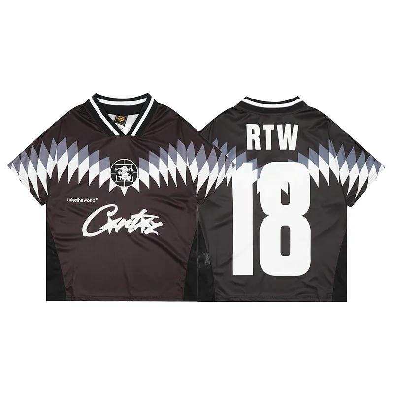 24SS Spring Summer Europa UK U Reino Unido V Neck Secado Quick Football Jersey Tee Fashion Fashion Manga Short Tshirt Women Casu