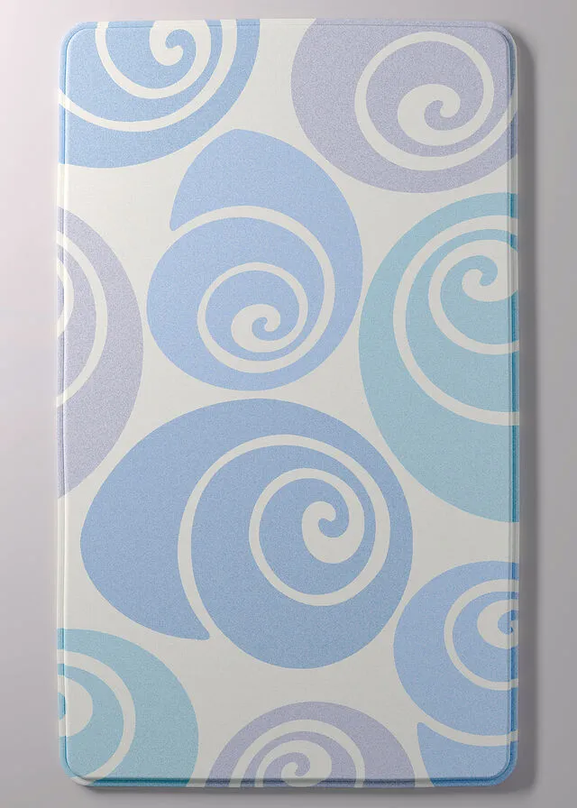 Blue-Purple Bathroom Rug