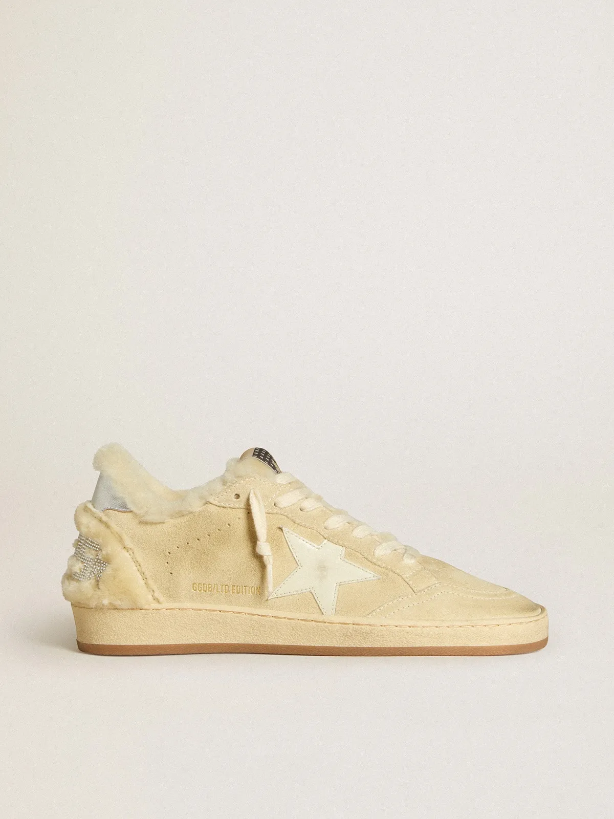 Ball Star LTD de ante y «shearling» con estrella de charol blanco