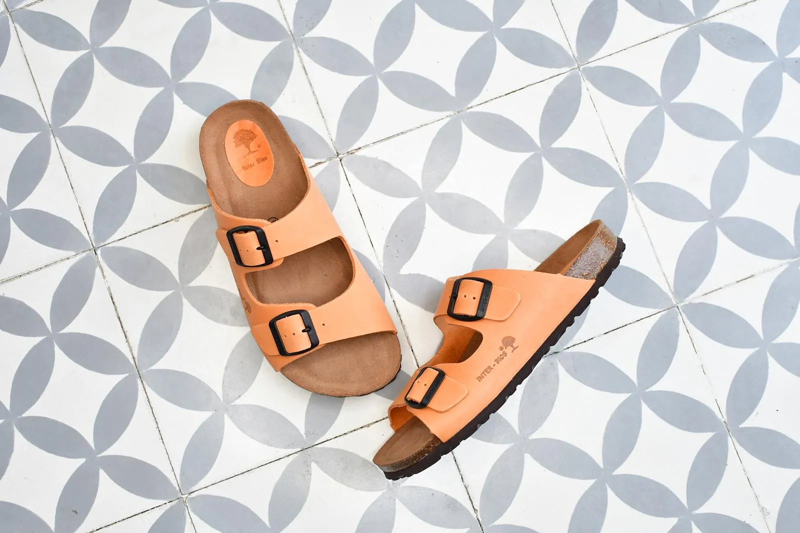 Bio Two Straps Orange Sandal
