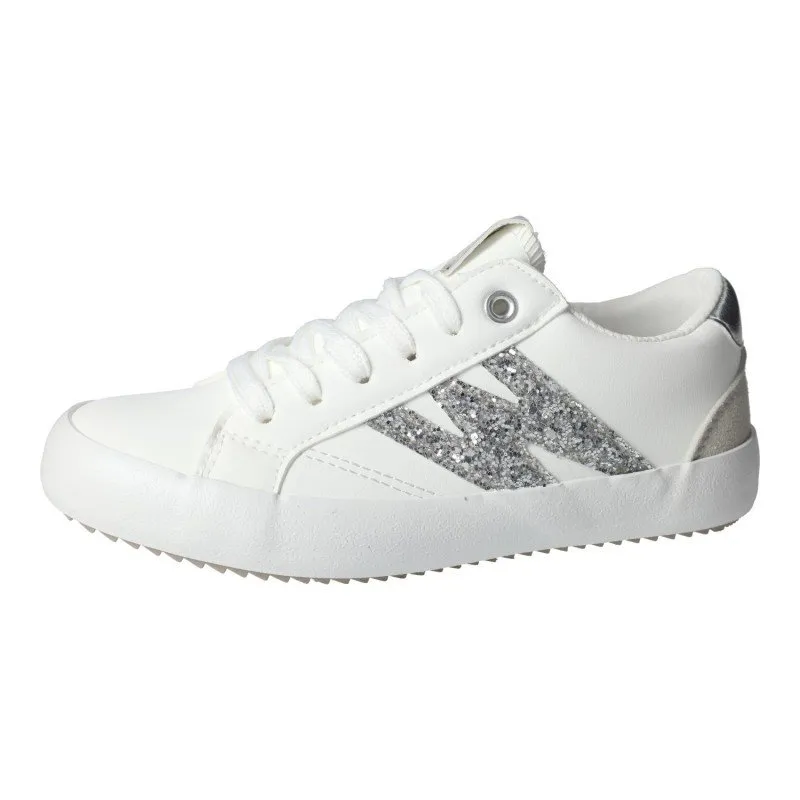 BJSH536008 Deportivas W color BLANCO-PLATA