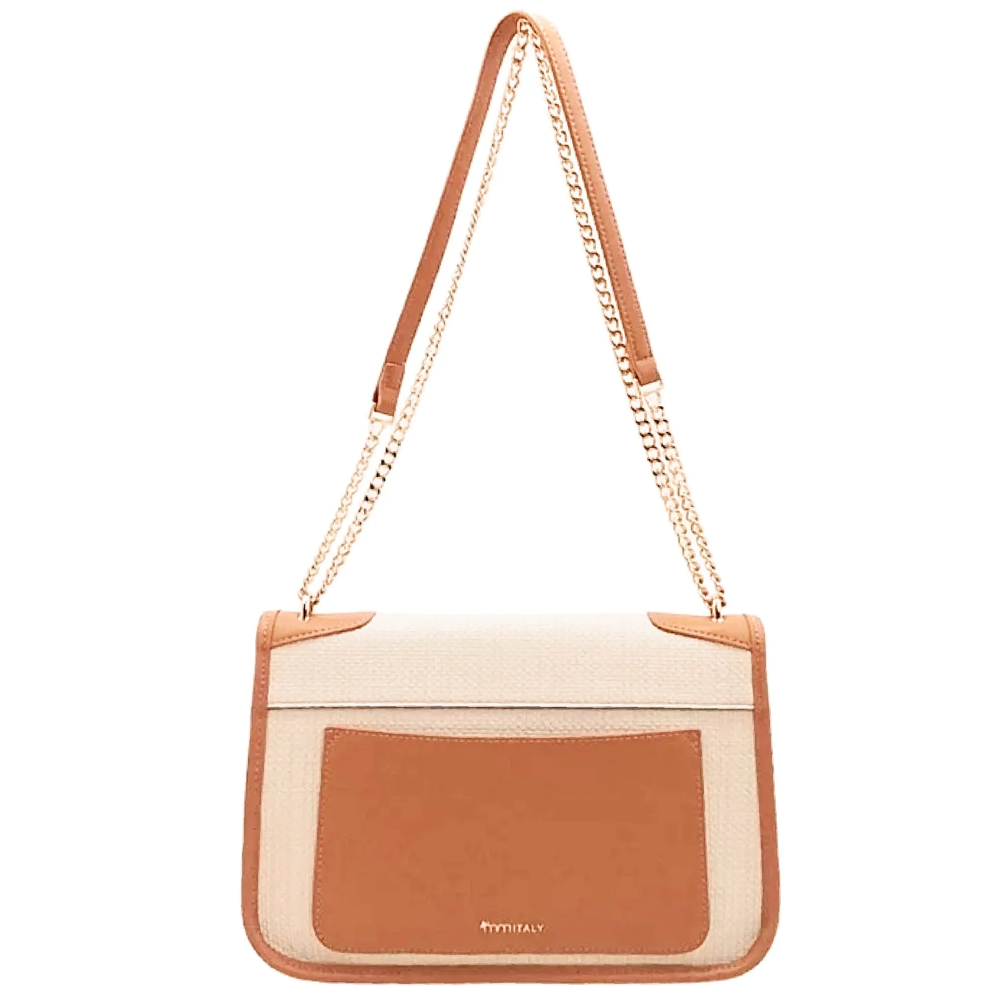 Bolsa Casual con Cadena y Asa Mm Italy A7900-2