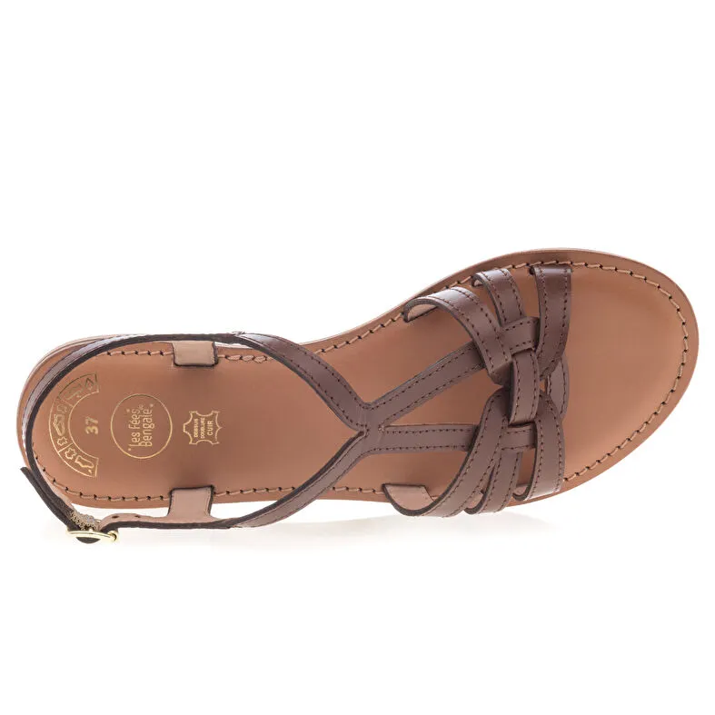 Brown women's sandals
