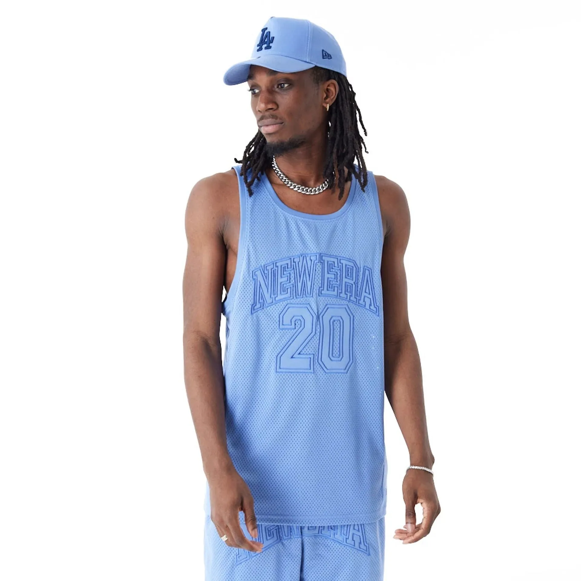 Camiseta de tirantes New Era Arch Logo Mesh