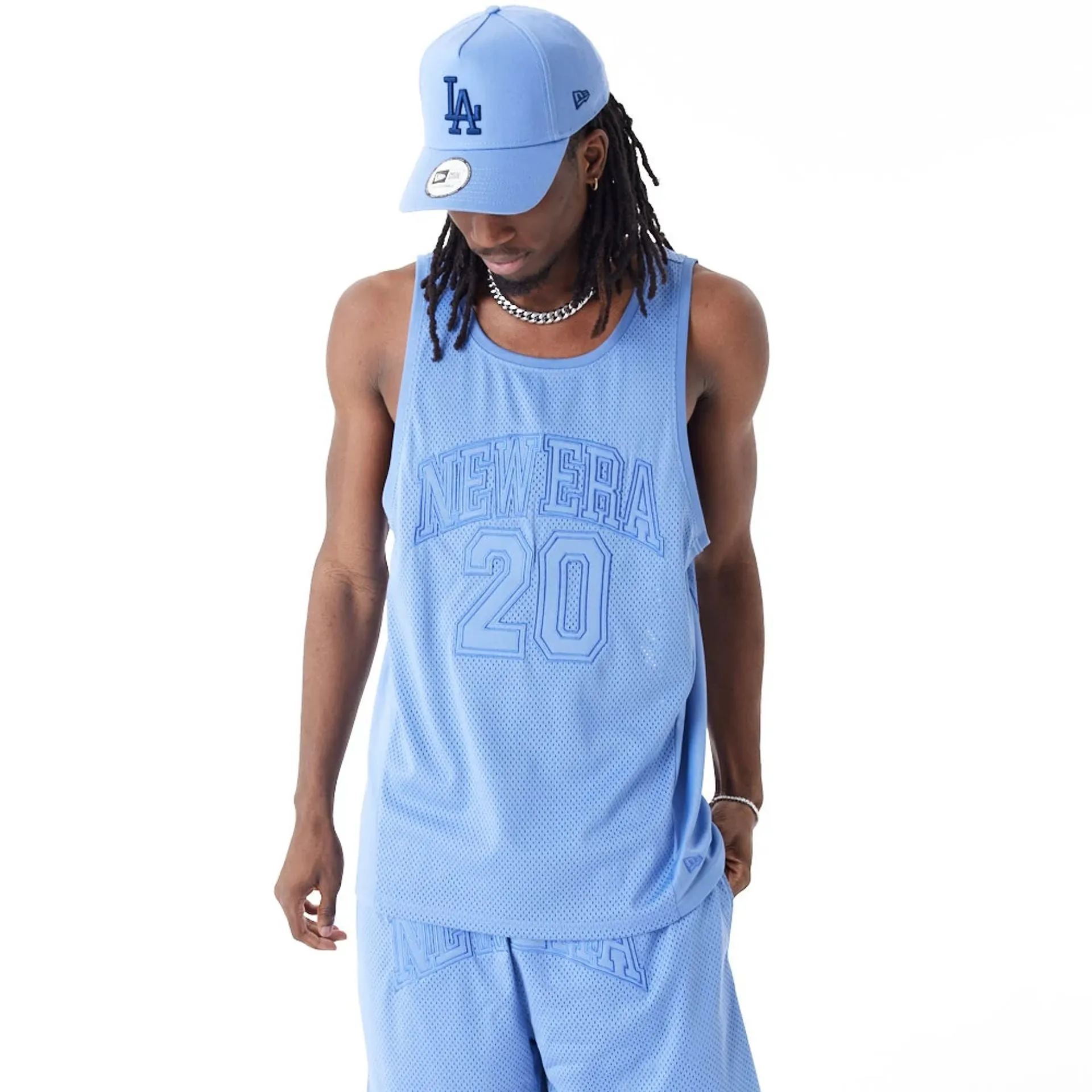 Camiseta de tirantes New Era Arch Logo Mesh