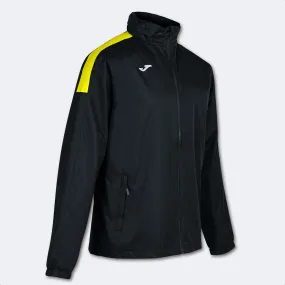 Trivor black yellow men's raincoat