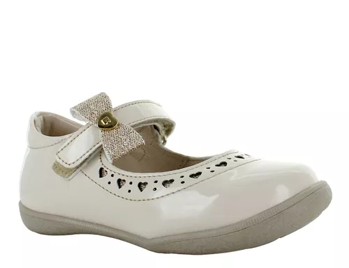 Coqueta Zapato Balerina Vestir Charol Beige Niña Bebe 82867