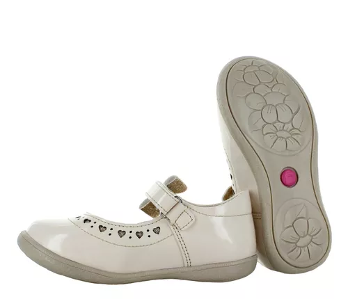 Coqueta Zapato Balerina Vestir Charol Beige Niña Bebe 82867