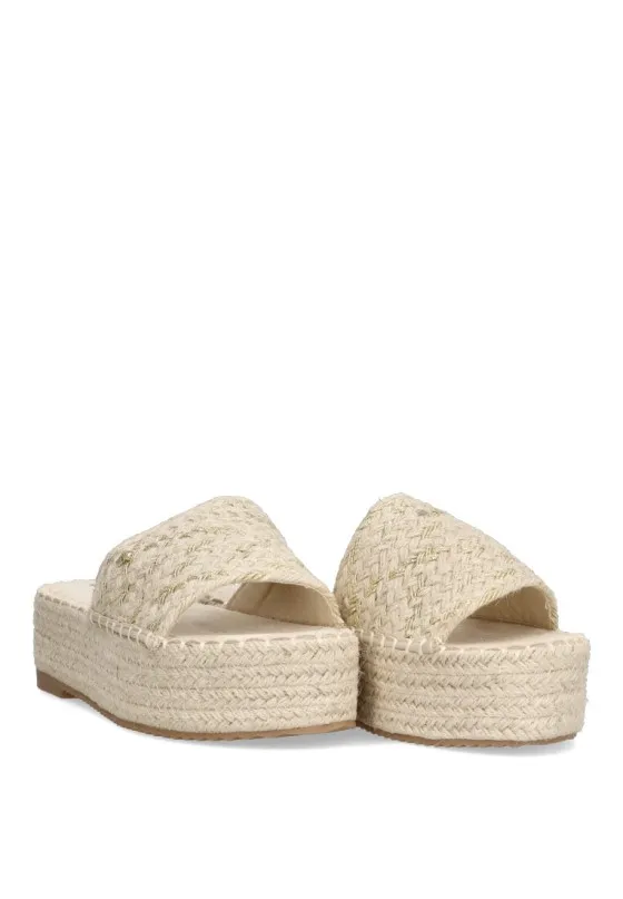 Etika 10008 Natural SANDALIA PALA BRILLOS ORO