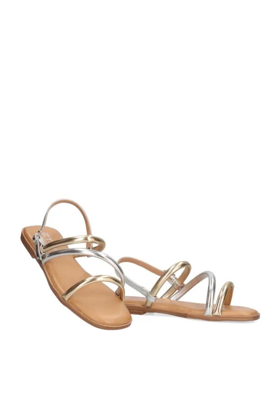 Etika 10022 Multi color SANDALIA PLANA TIRAS