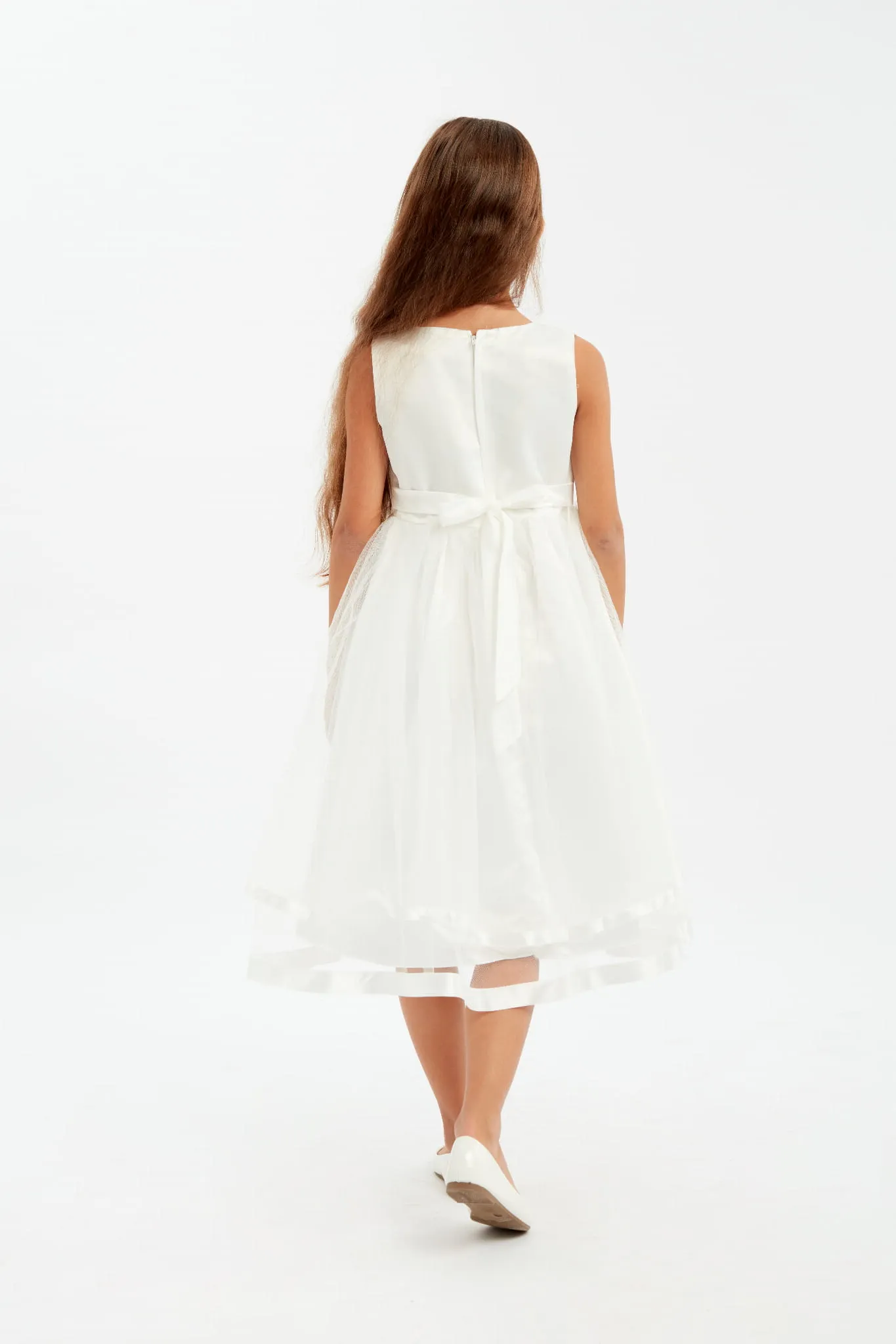 Girl's Ceremony Dress Blanche