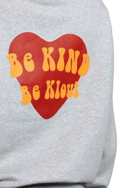 Gray Unisex Klout Love Sweatshirt