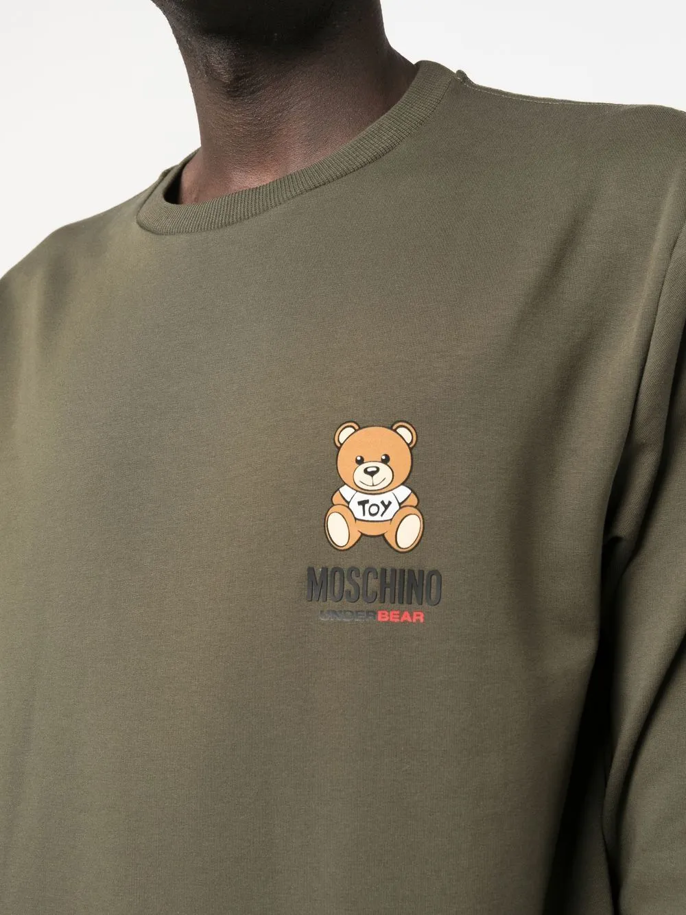 Green Military Teddy Sweatshirt