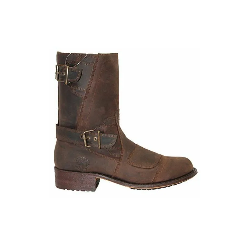 Grinders Unisex Route 66 Biker Boots