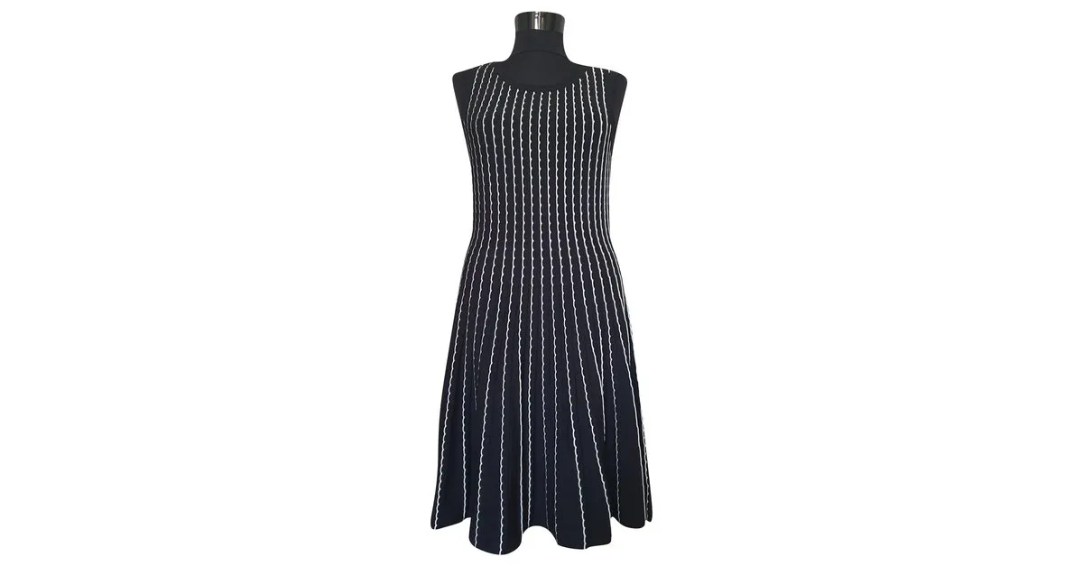 Hale Bob Vestidos Negro Blanco 
