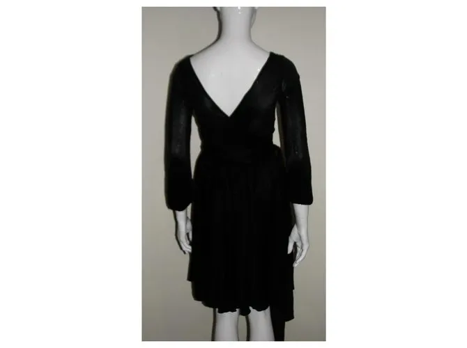 Halston Heritage Vestido negro 