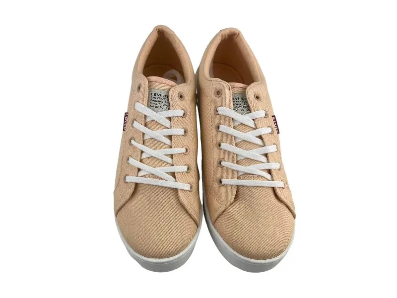 Levi’s Light Pink Basic Canvas Sneakers Malibu