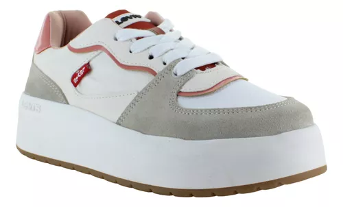 Levis Tenis Sneakers Moda Casual Sport Gym Piel Mujer 92101