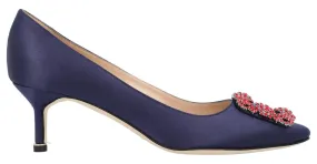 Manolo Blahnik Hangisi 050 Zapato Azul 