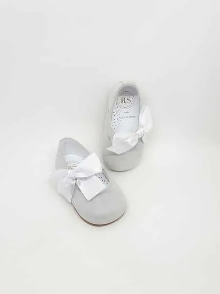 Ruth Secret White Microdot Mary Janes