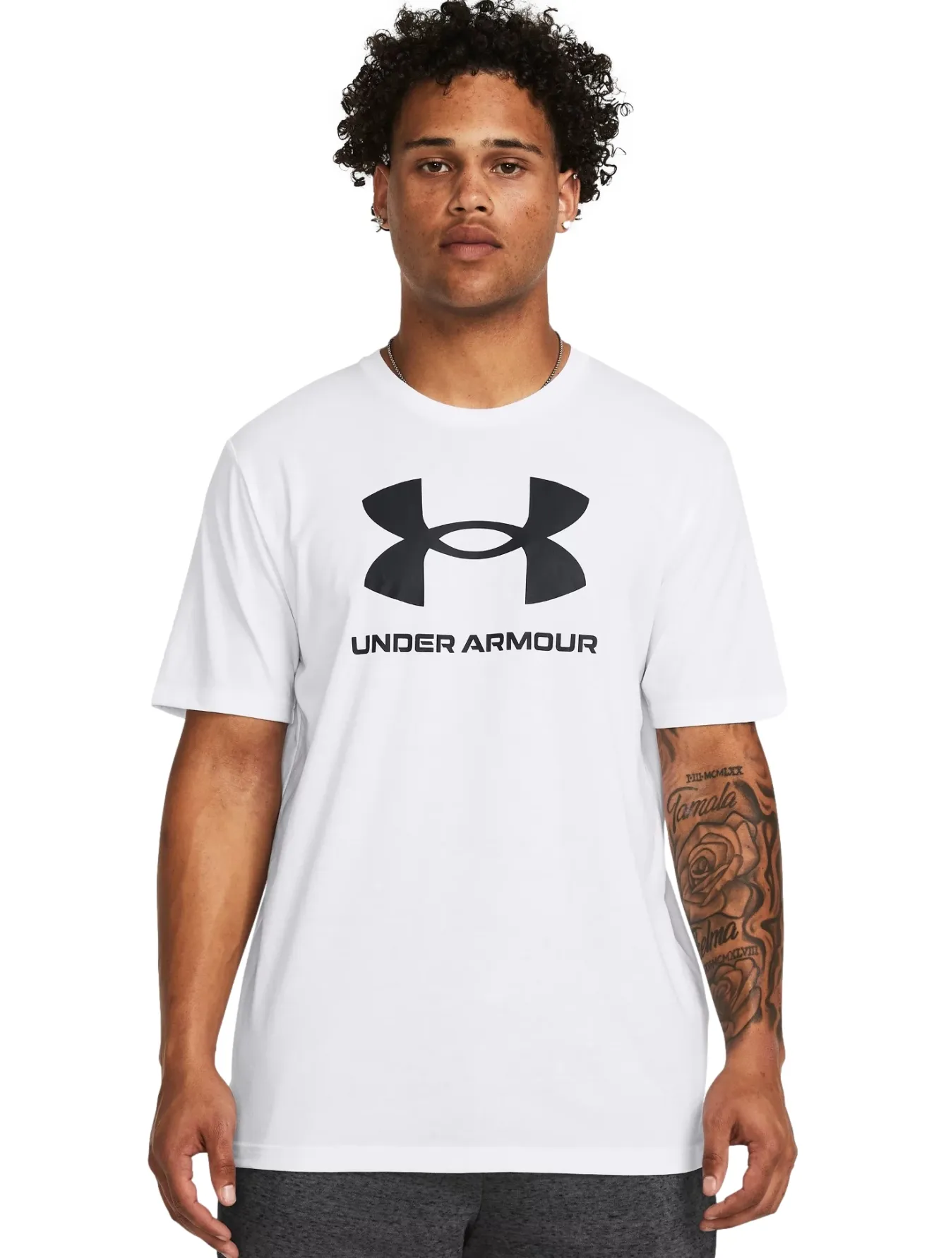 Playera Under Armour Sportstyle Blanco Para Hombre