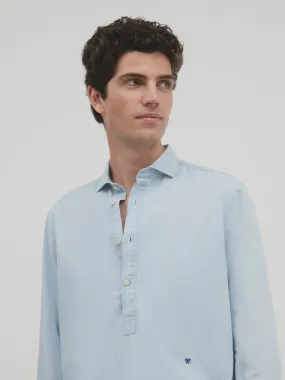 Polera sport silbon denim azul claro