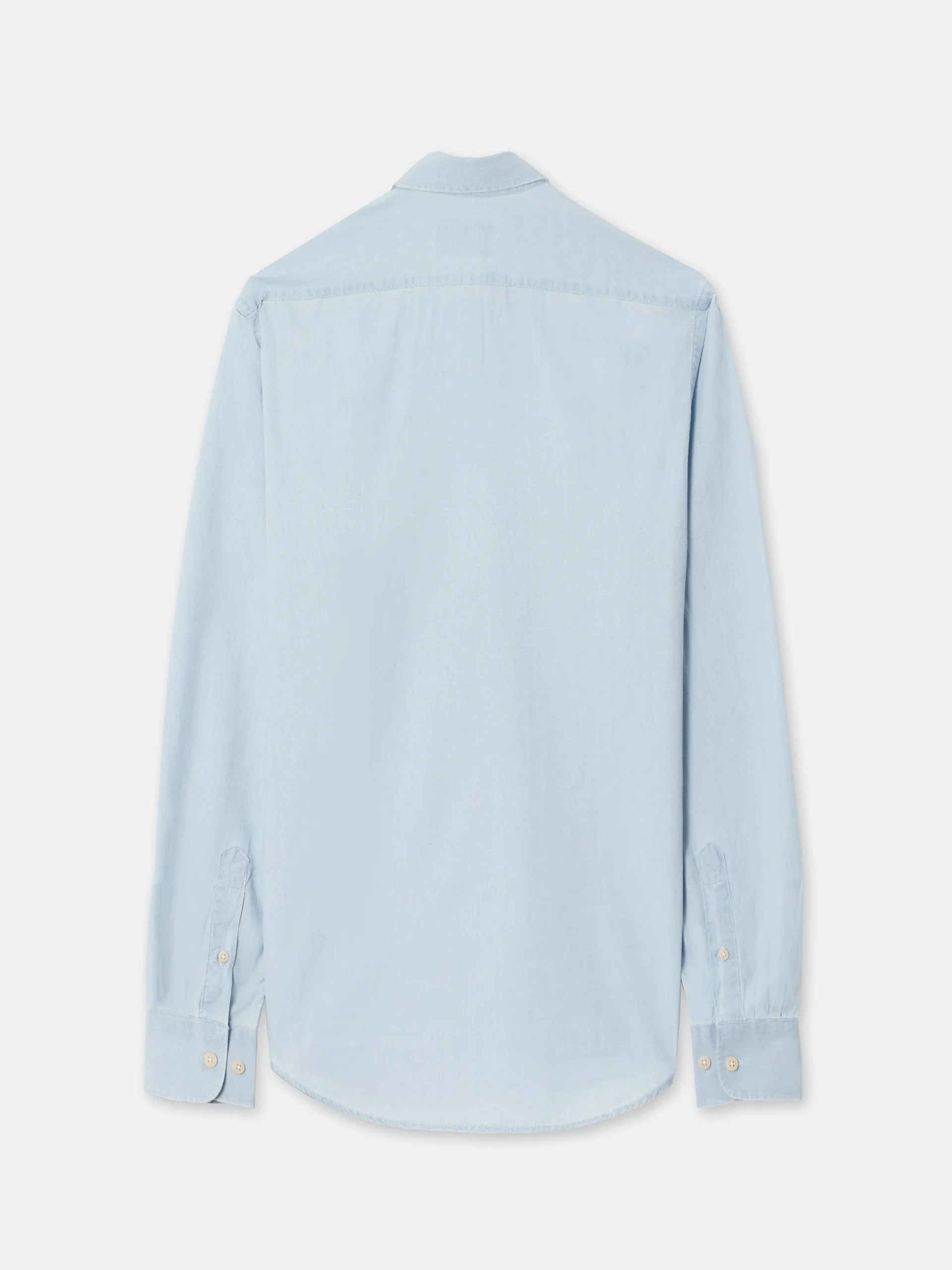 Polera sport silbon denim azul claro