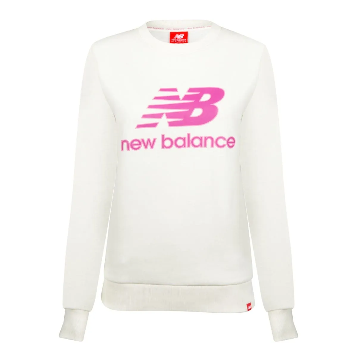 Polerón Lifestyle Mujer New Balance Crew Blanco