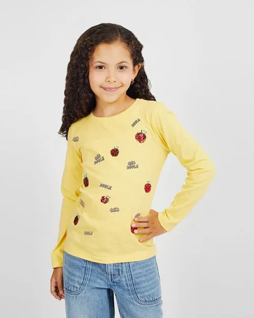 Polo Niña Mariamanda Mostaza