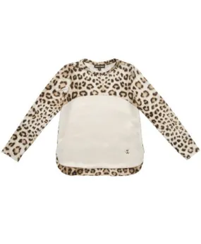 Roberto Cavalli Leopard Print Top for Girls