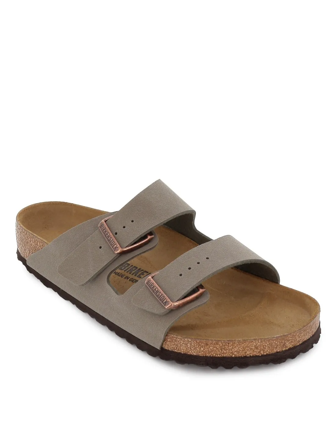 Gray Unisex Birkenstock Buckle Sandals