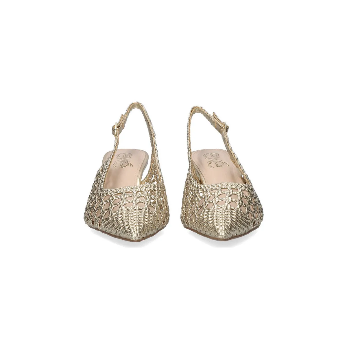 Exé Selena-850 Metallic Gold High Heel Sandals