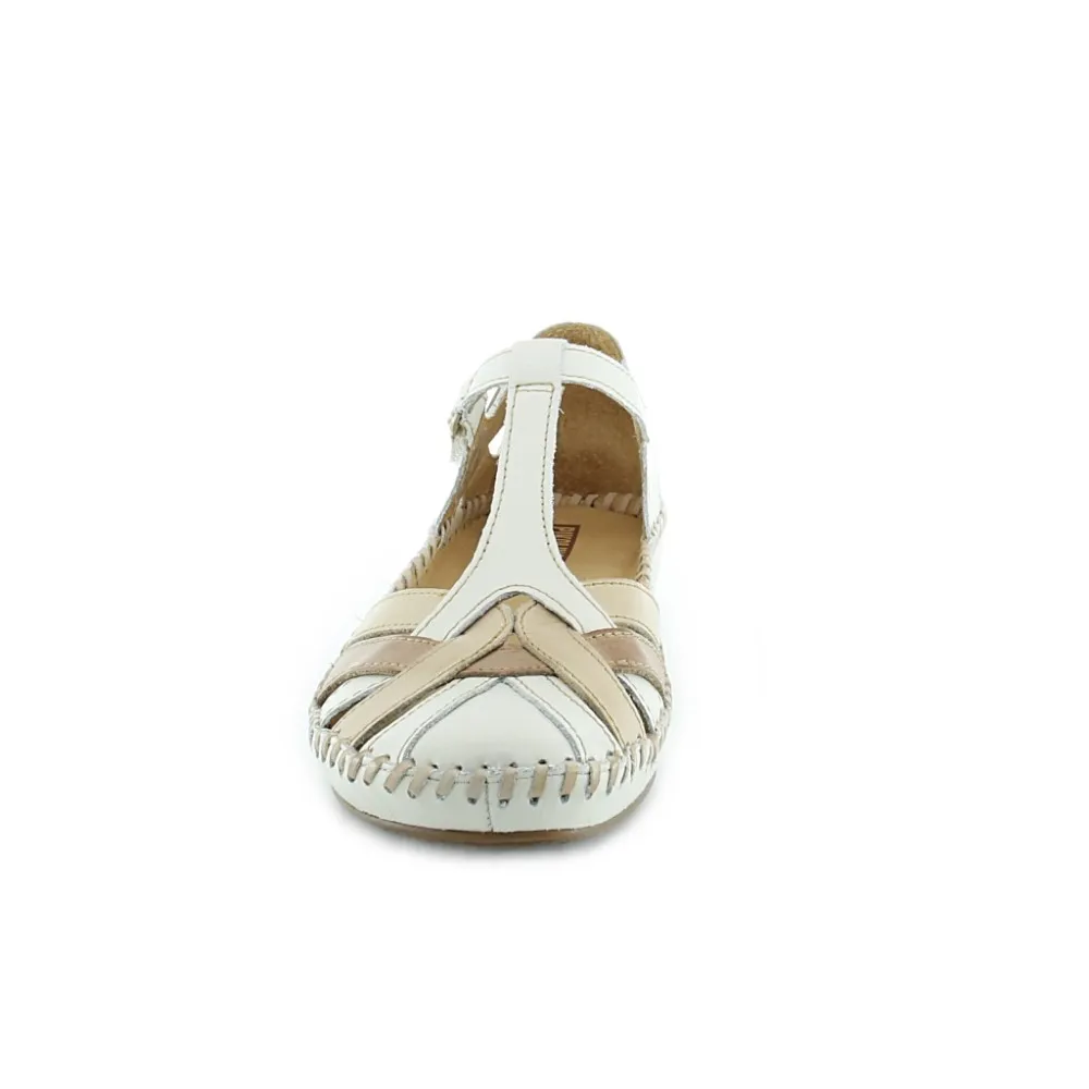 Pikolinos Vallarta White Sandals,