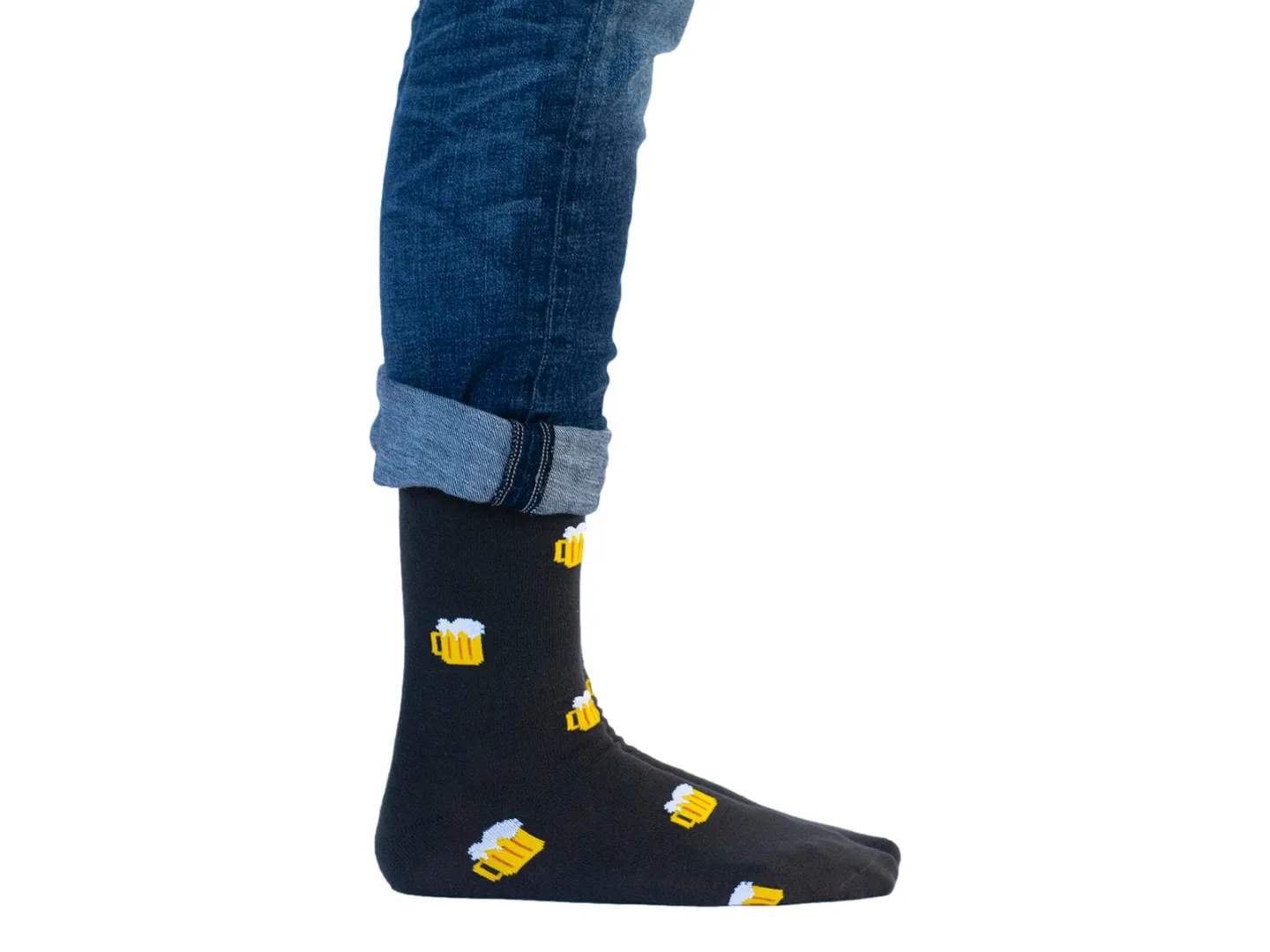 Skunk Socks Sku 044 Negro Tarros De Cervezas 10          (100)