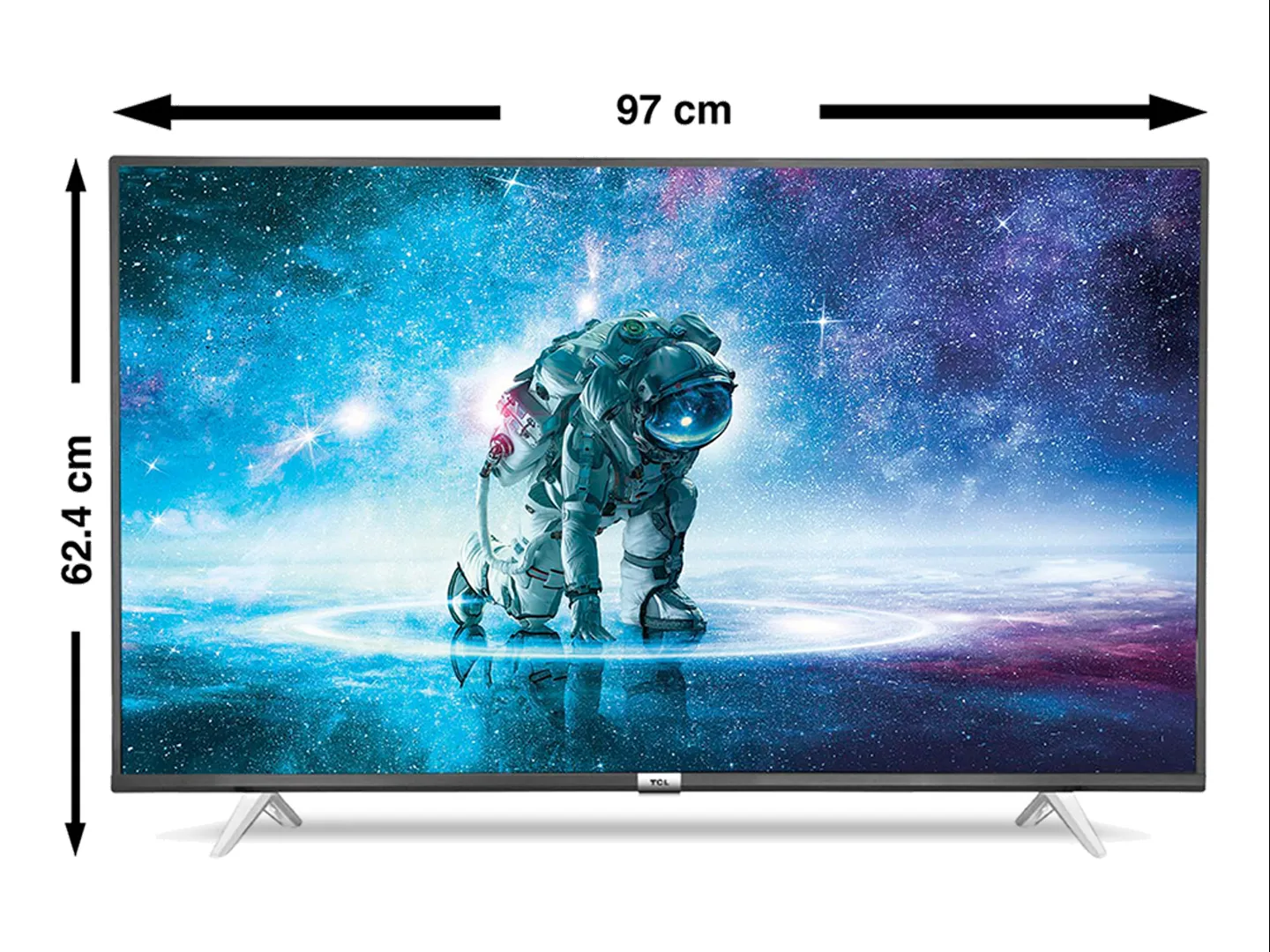 Tcl 43a445 Negro 4k Smart Android  43"