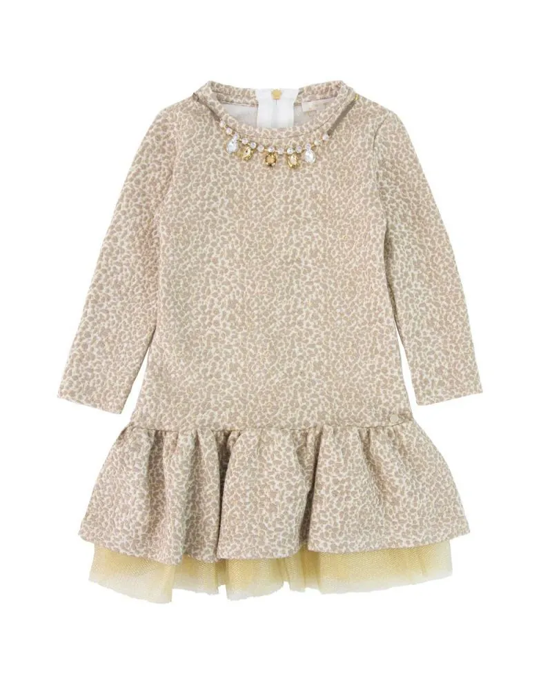 Miss Grant Golden Collar Girl's Dress