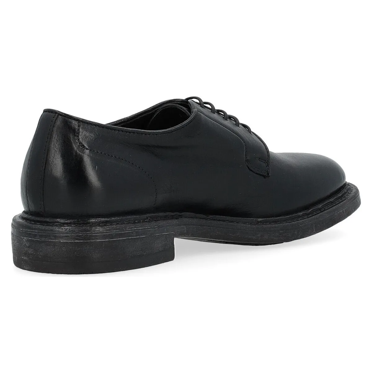 Black derby shoe