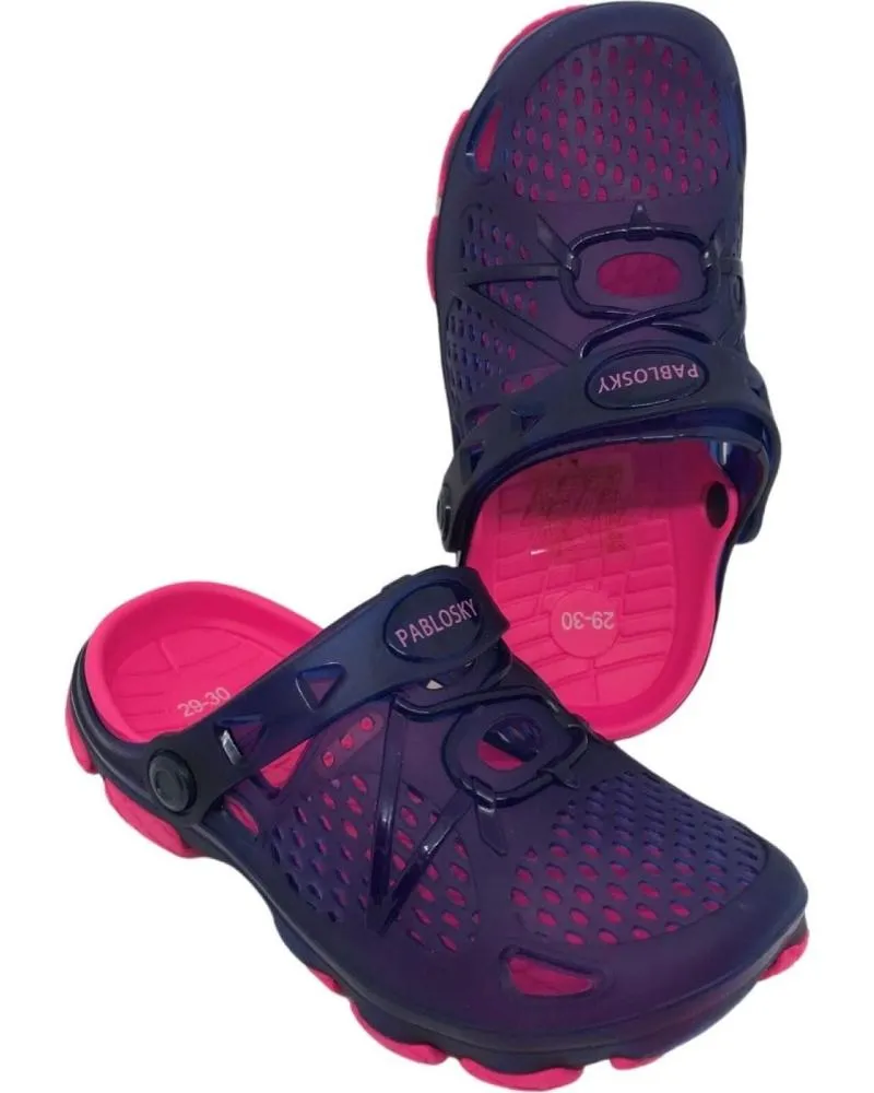 Zuecos PABLOSKY  de Niña ZUECO GOMA NINA 969727  FUCSIA
